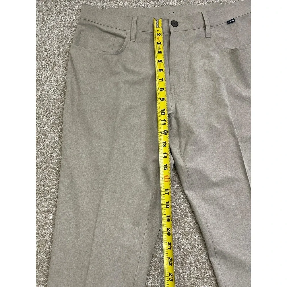 Travis Mathew Majestic X Players Chino Pants Mens Khaki Straight Leg Logo‎